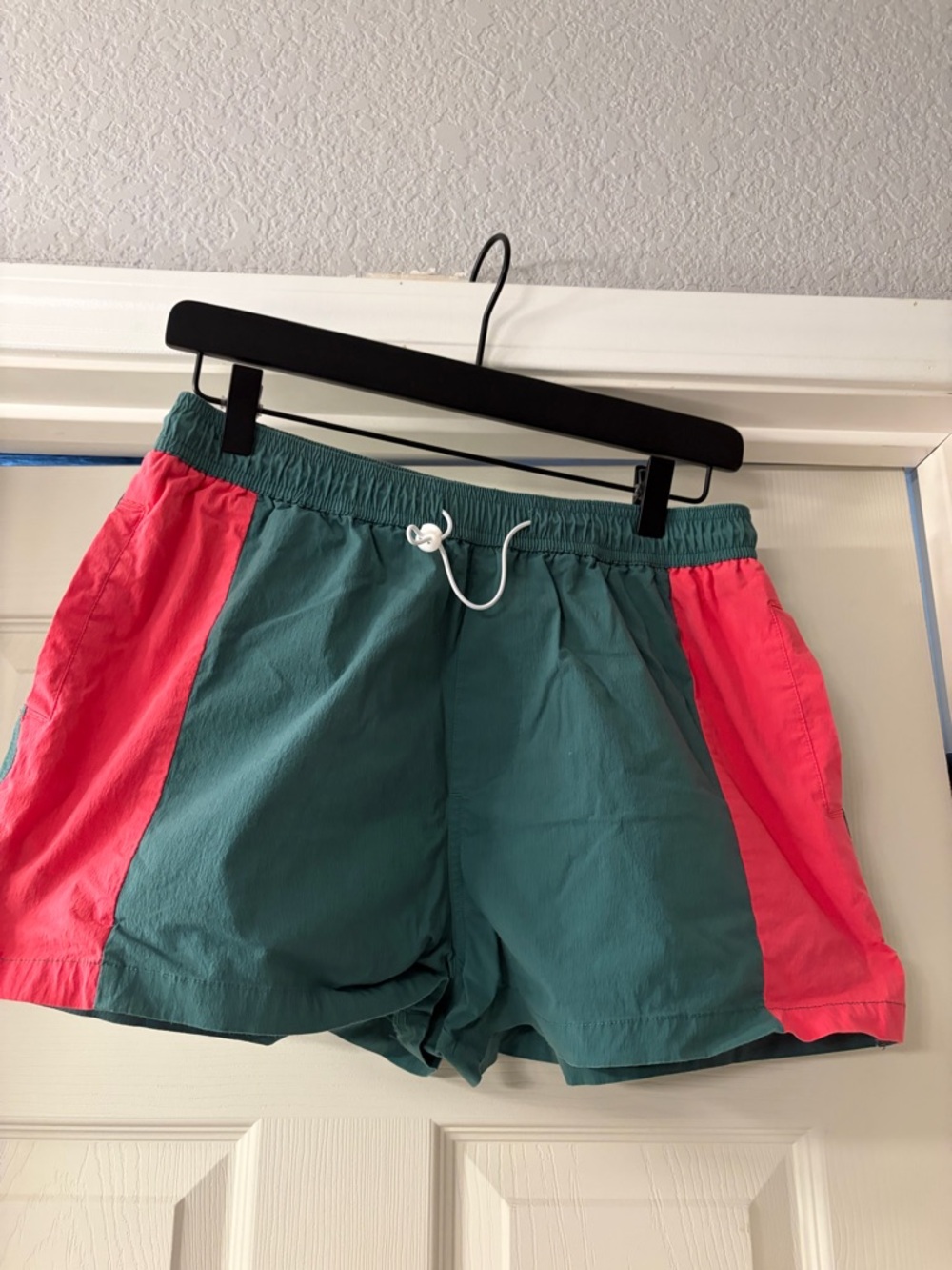 wild fable Teal Green Pink Elastic Waist Shorts